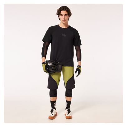 Maillot Manches Courtes Oakley Seeker Airline Noir