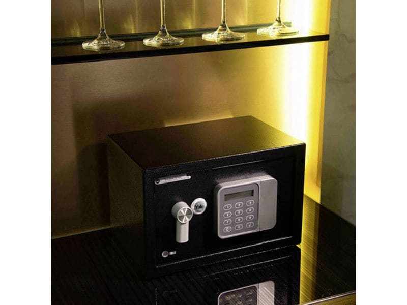 Yale Tresor Value Safe Gäste S, 8.6 l Tresor mit Tastenfeld
