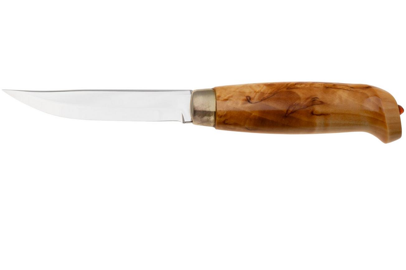 Marttiini Lynx 121 121010, Satin Stainless Steel, Curly Birch outdoormes