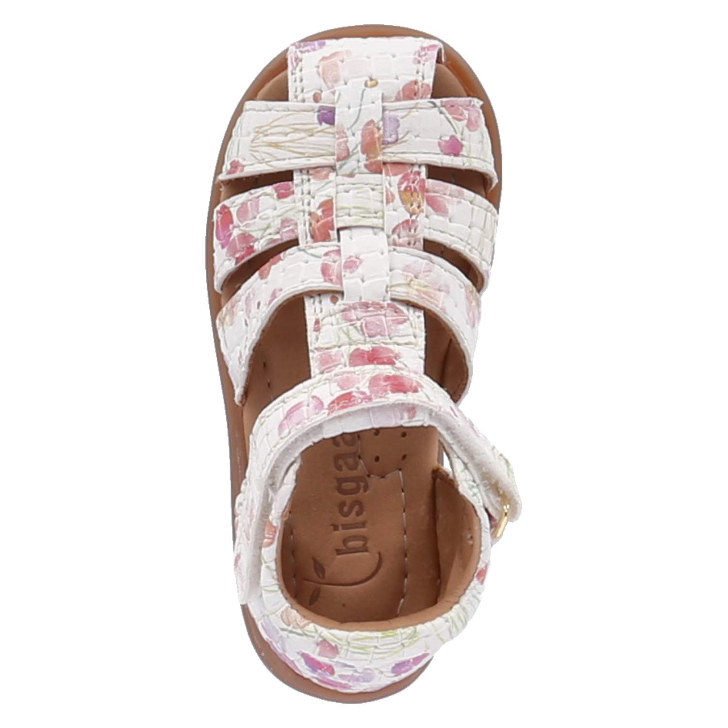 bisgaard Sandalen CARLY - flower print white