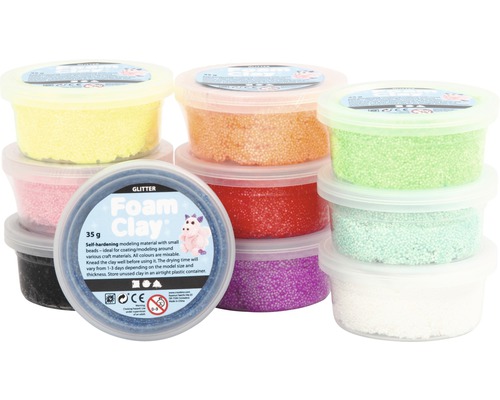 Foam Clay® assortiment 2, 10x35 g