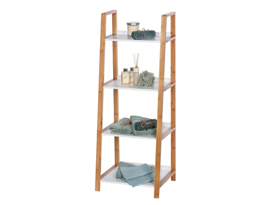 WENKO - Etagère de salle de bain en bambou finja - l. 43 x h. 112 cm...