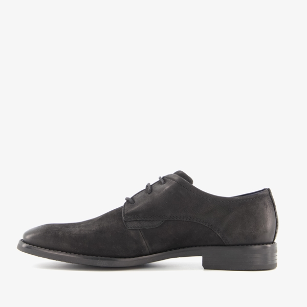 Bugatti leren heren veterschoenen zwart