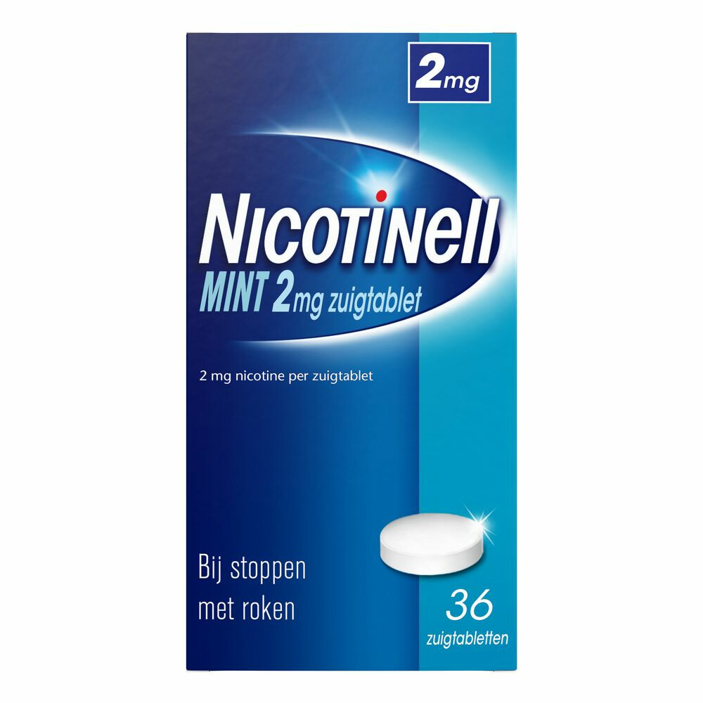 Nicotinell Zuigtablet Mint 2mg36 zuigtabletten