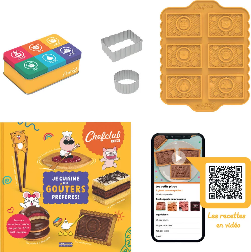 CHEFCLUB - COFFRETS KIDS - JE CUISINE MES GOUTERS PREFERES