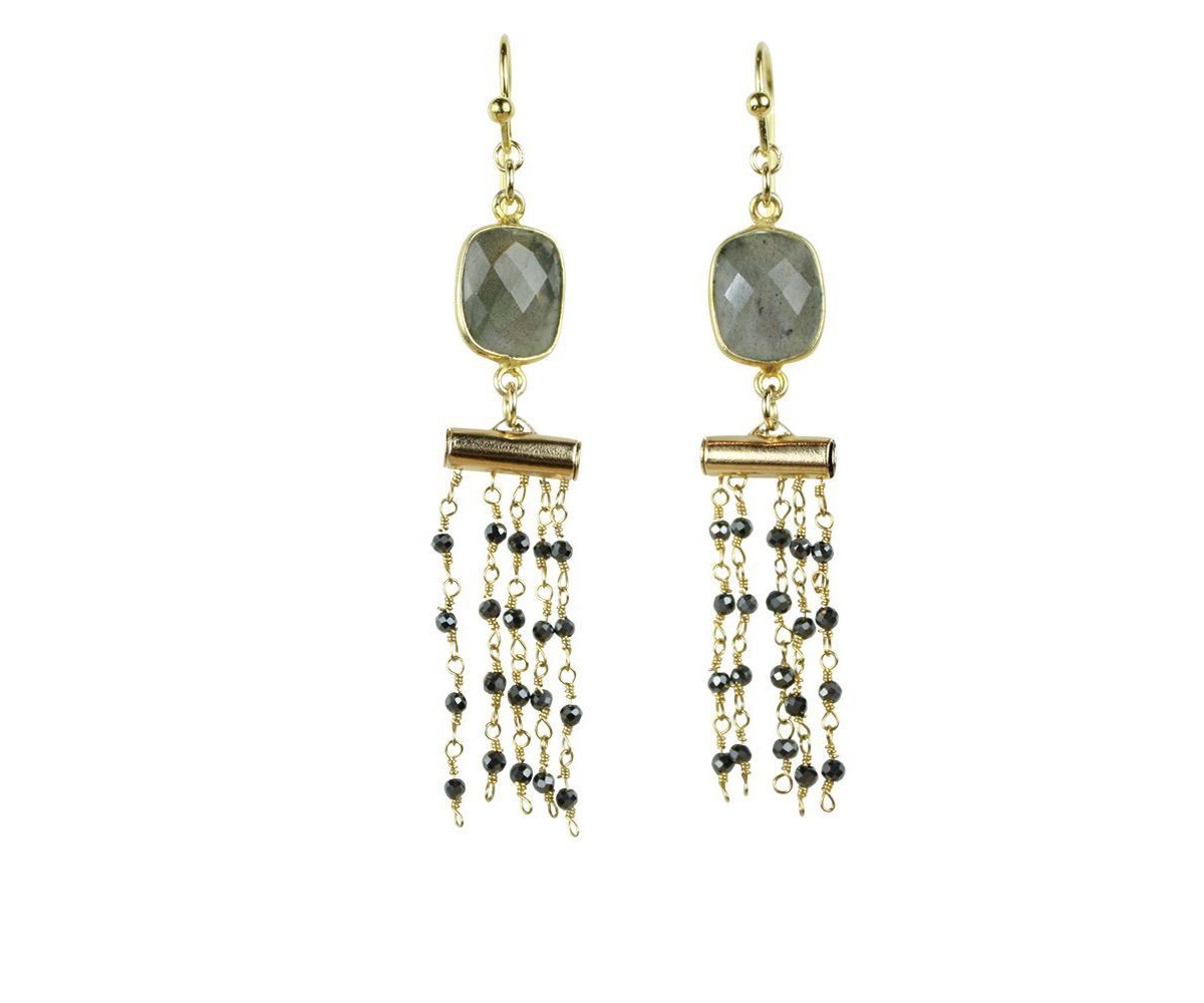 Boucles d'oreilles crochet Sirsasana Doré