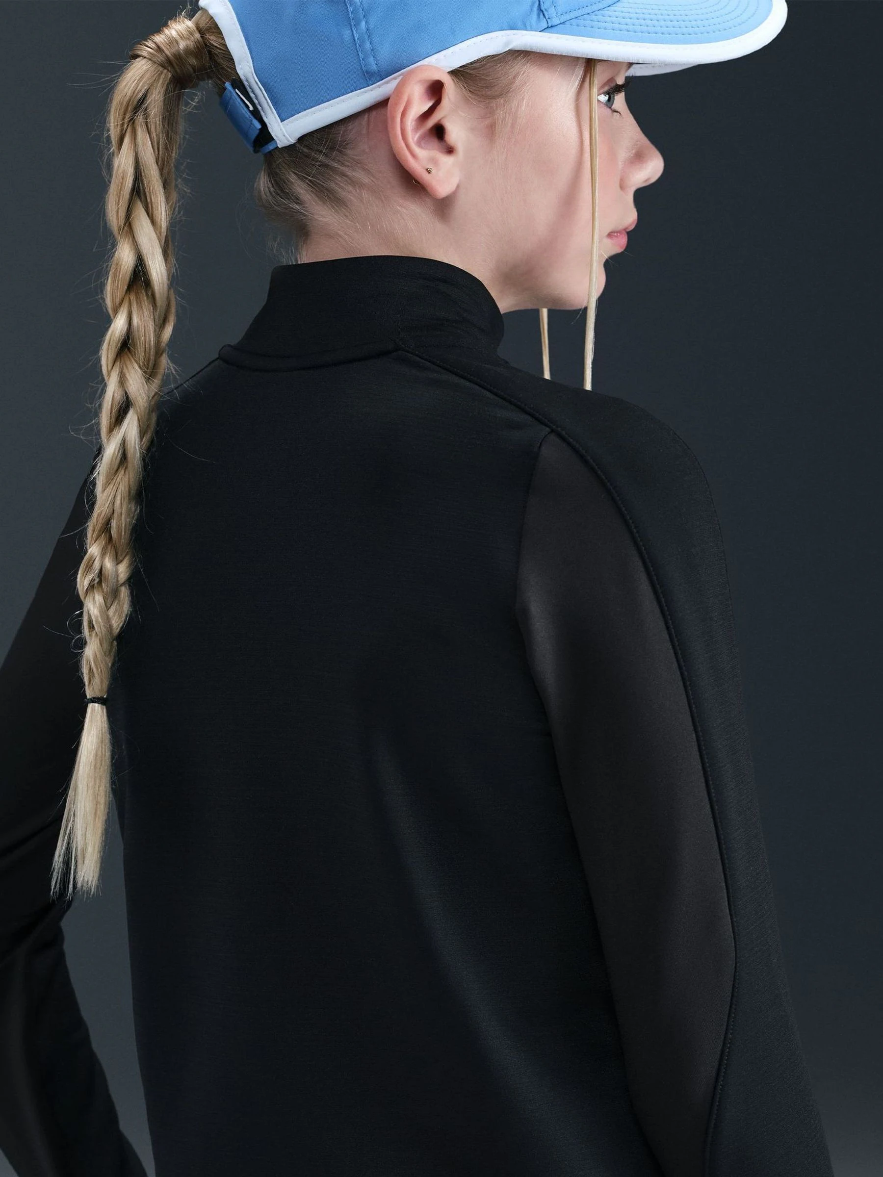 Zwart - Nike Pro ThermaFIT 1/2 Zip Long Sleeve Top