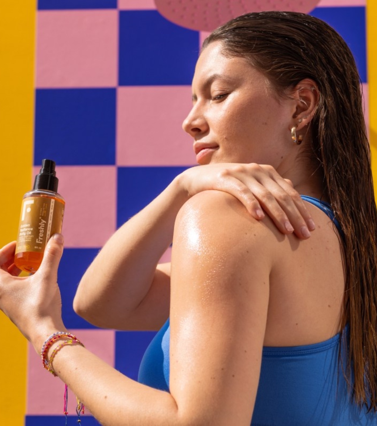 Freshly Cosmetics - Óleo corporal Golden Radiance 100ml