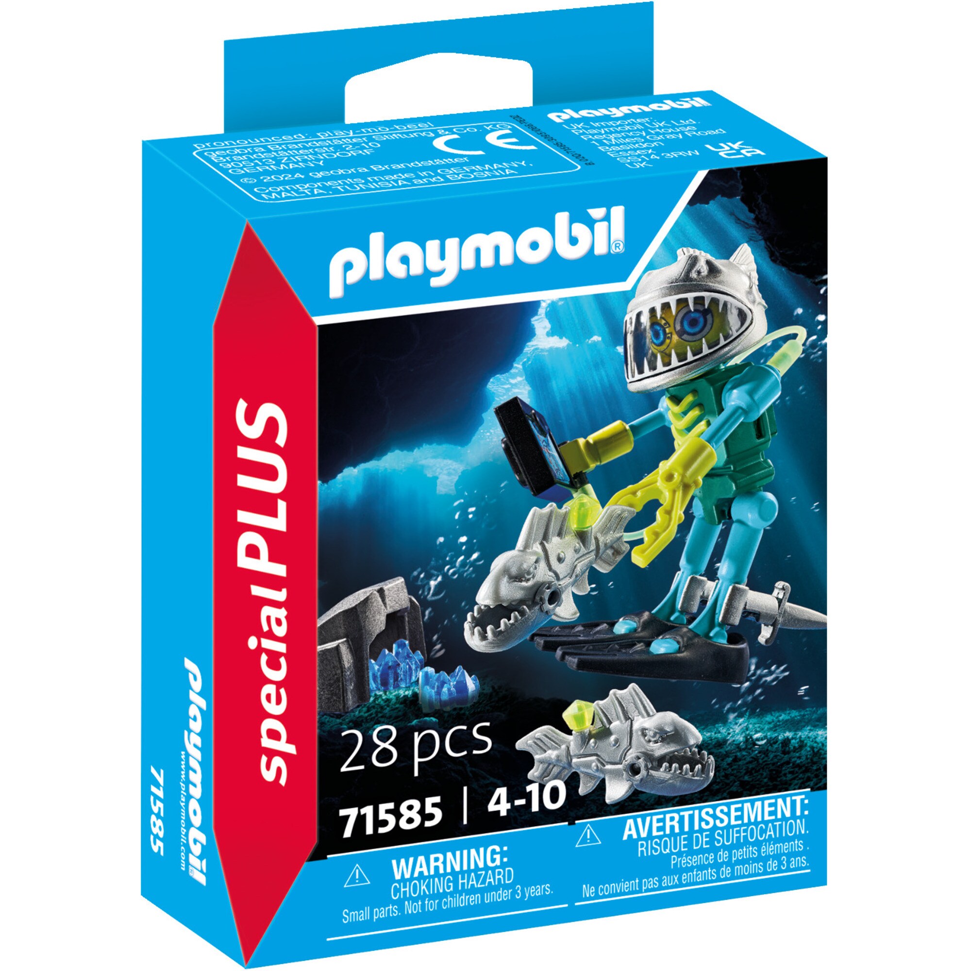 PLAYMOBIL Konstruktionsspielzeug specialPLUS Robotertaucher