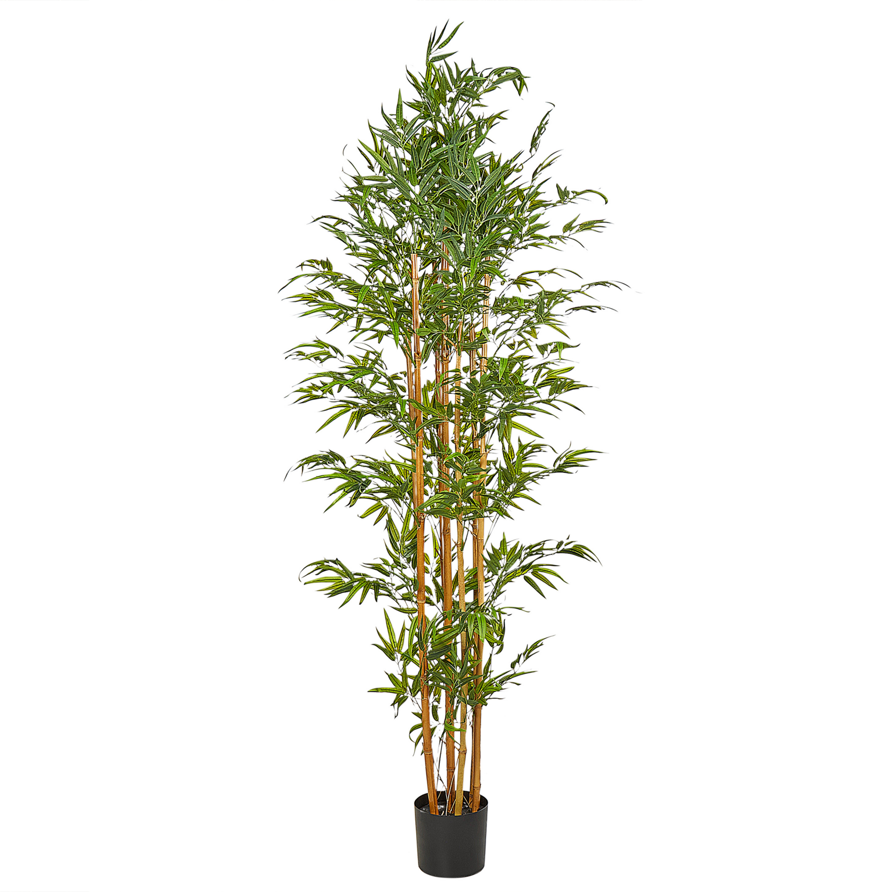Beliani - BAMBOO - Kunstplant - Groen - 220 cm - Synthetisch