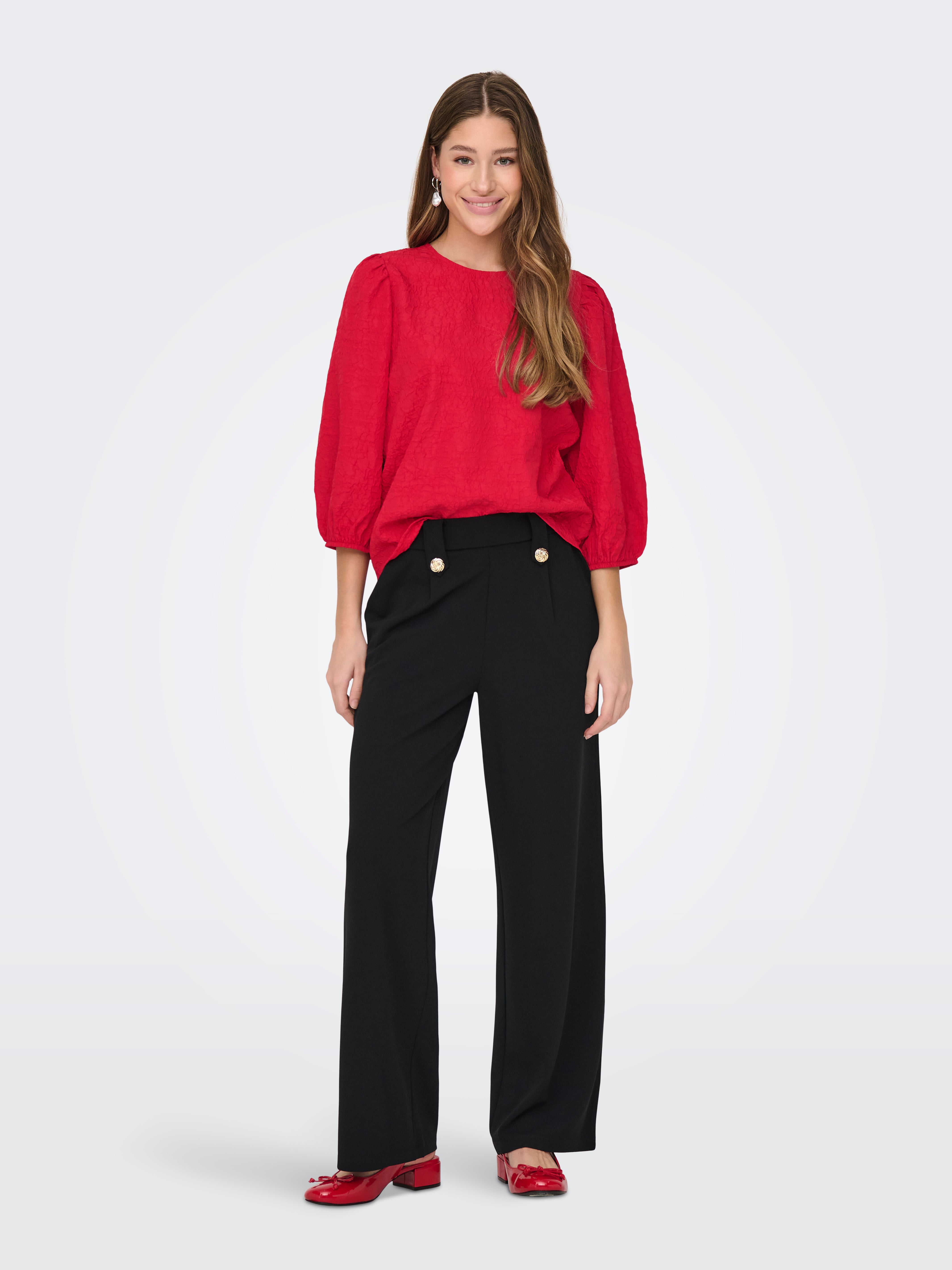 JDYSTINA Top True Red