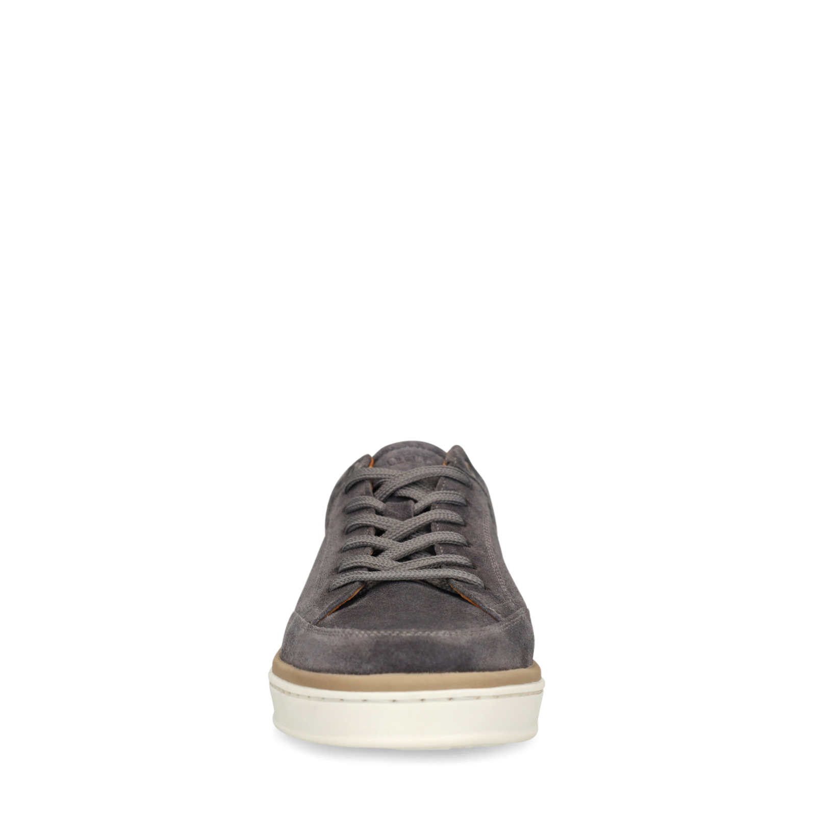 Grijze suède sneakers