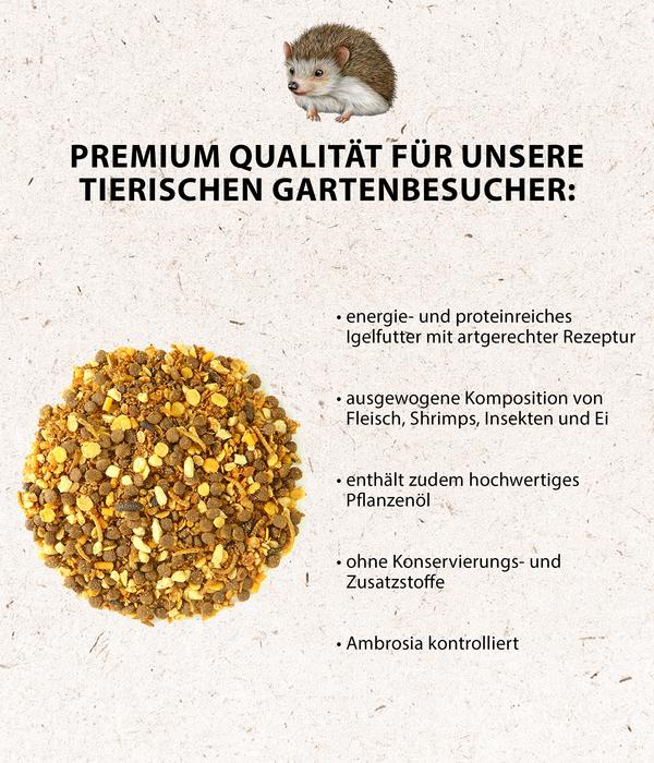 Dehner Natura Premium Igelfutter-Set, 3-teilig