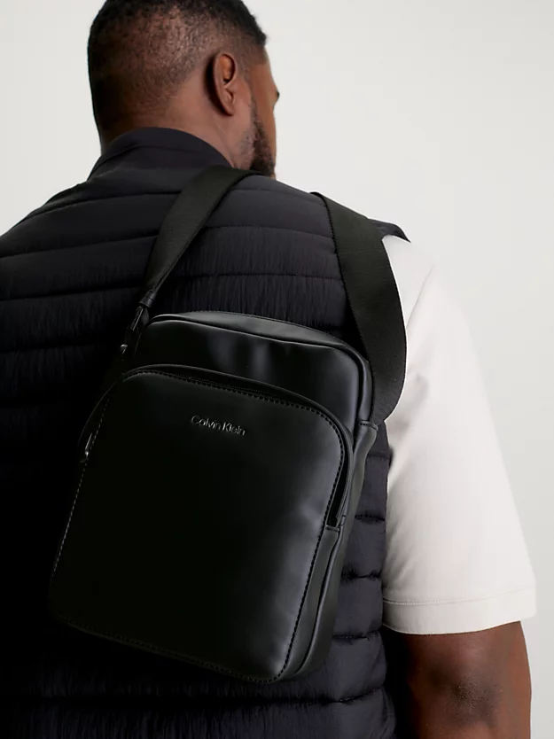Bolsa de ombro reciclada para repórter