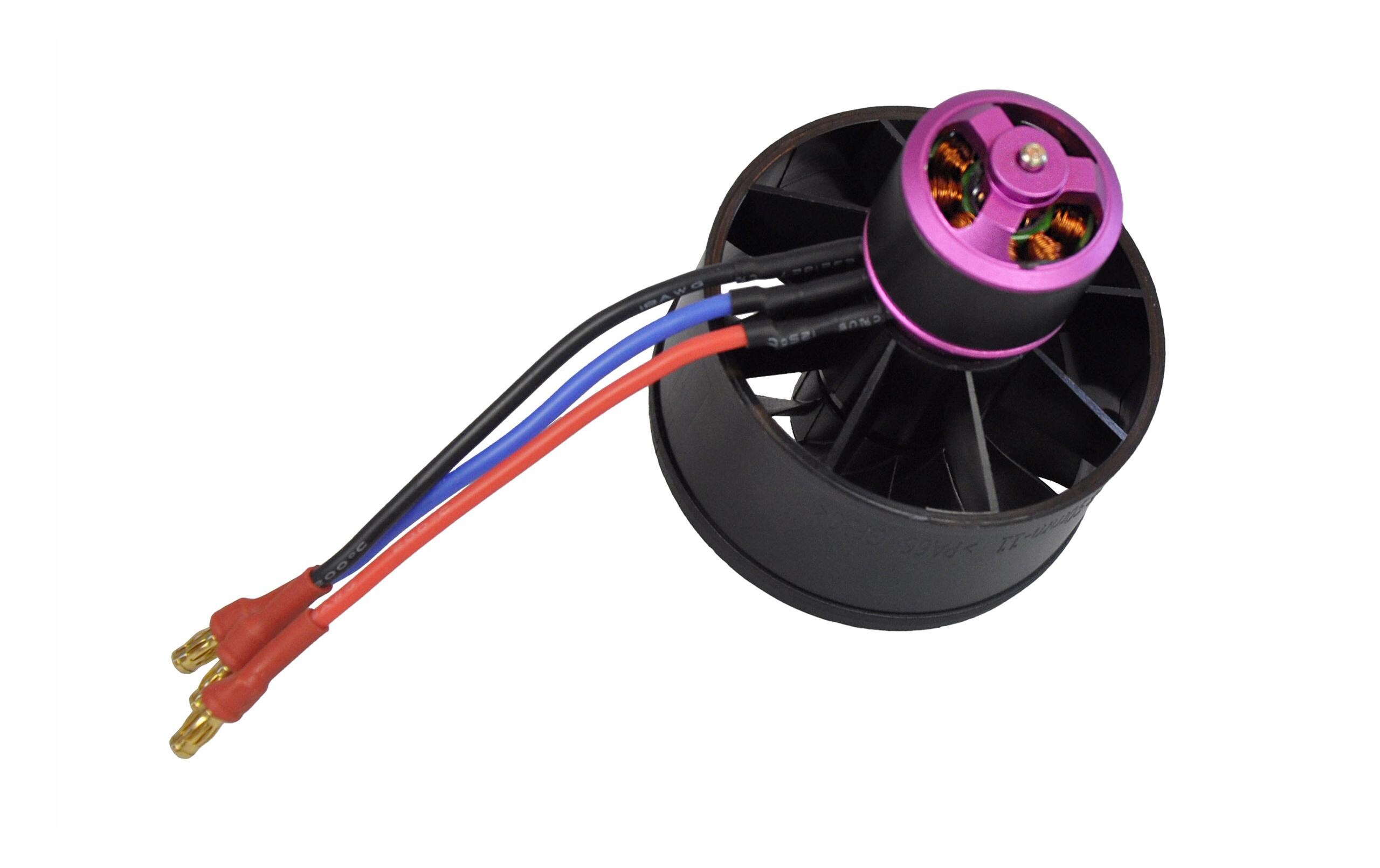 Impeller 11-Blatt 55 mm mit 4900 KV Brushless MotorErsatz EDF mit Brushless Motor für Tiger S Jet