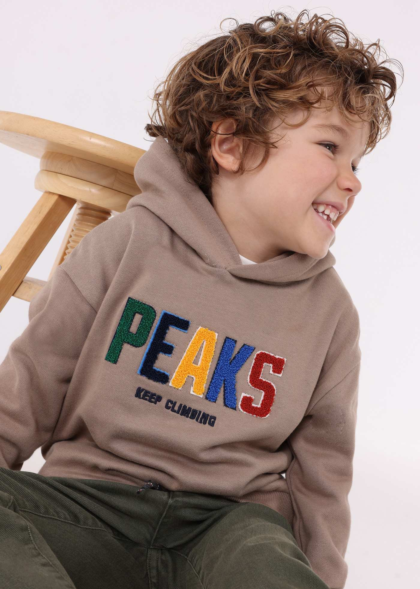 Moletom Better Cotton infantil com ombros caídos