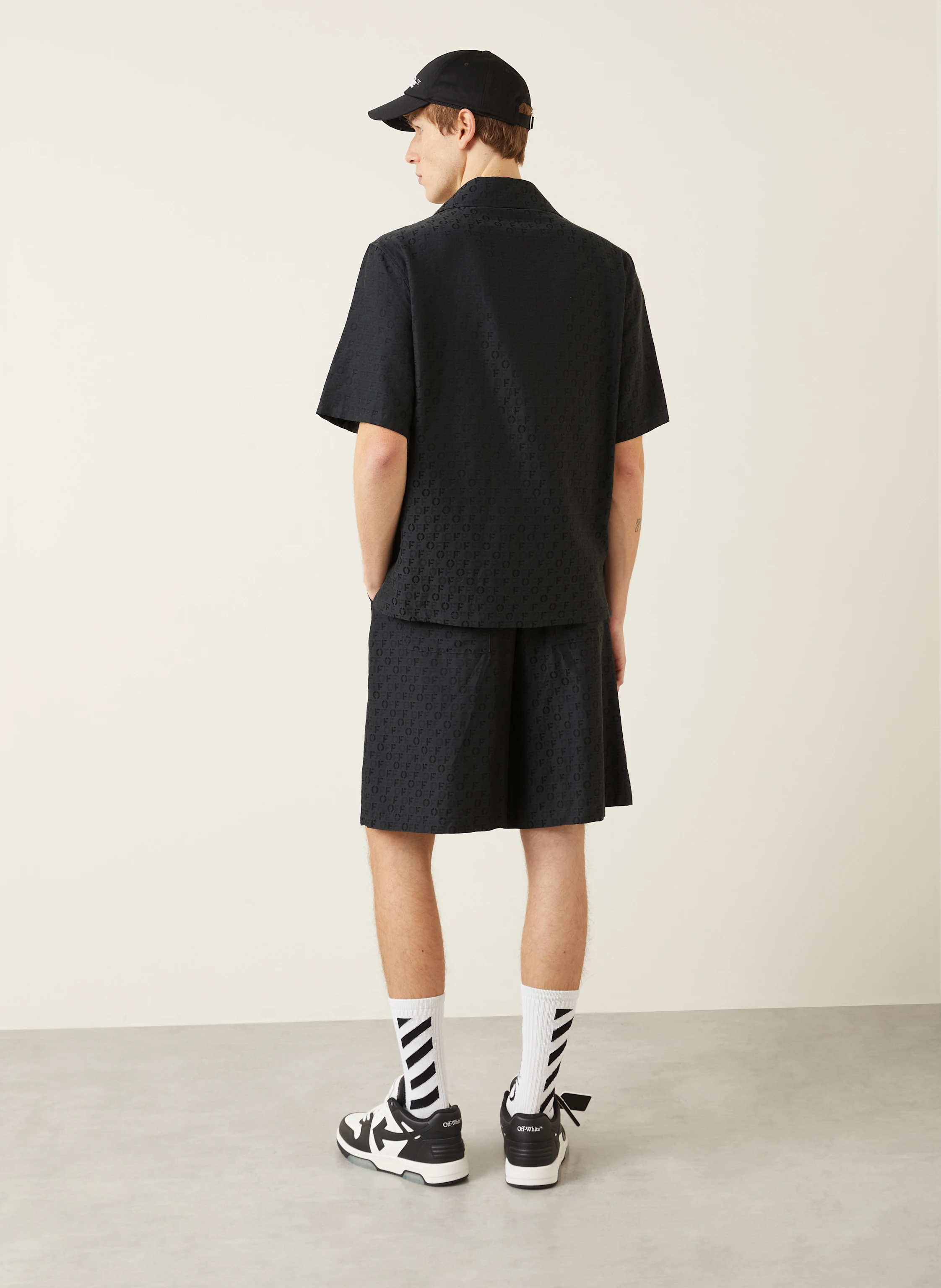 Off-White Resorthemd Regular Fit mit Seide
