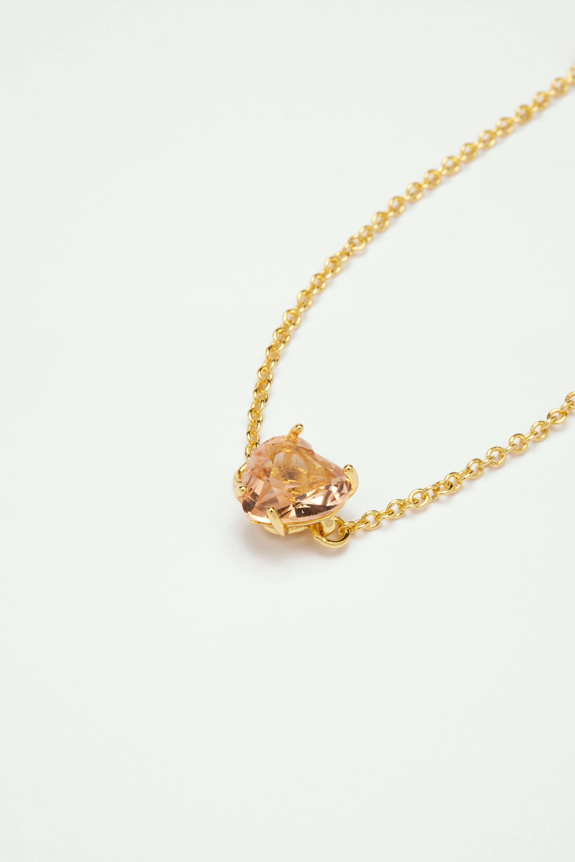 Bracelet fin coeur la diamantineabricot | Rose