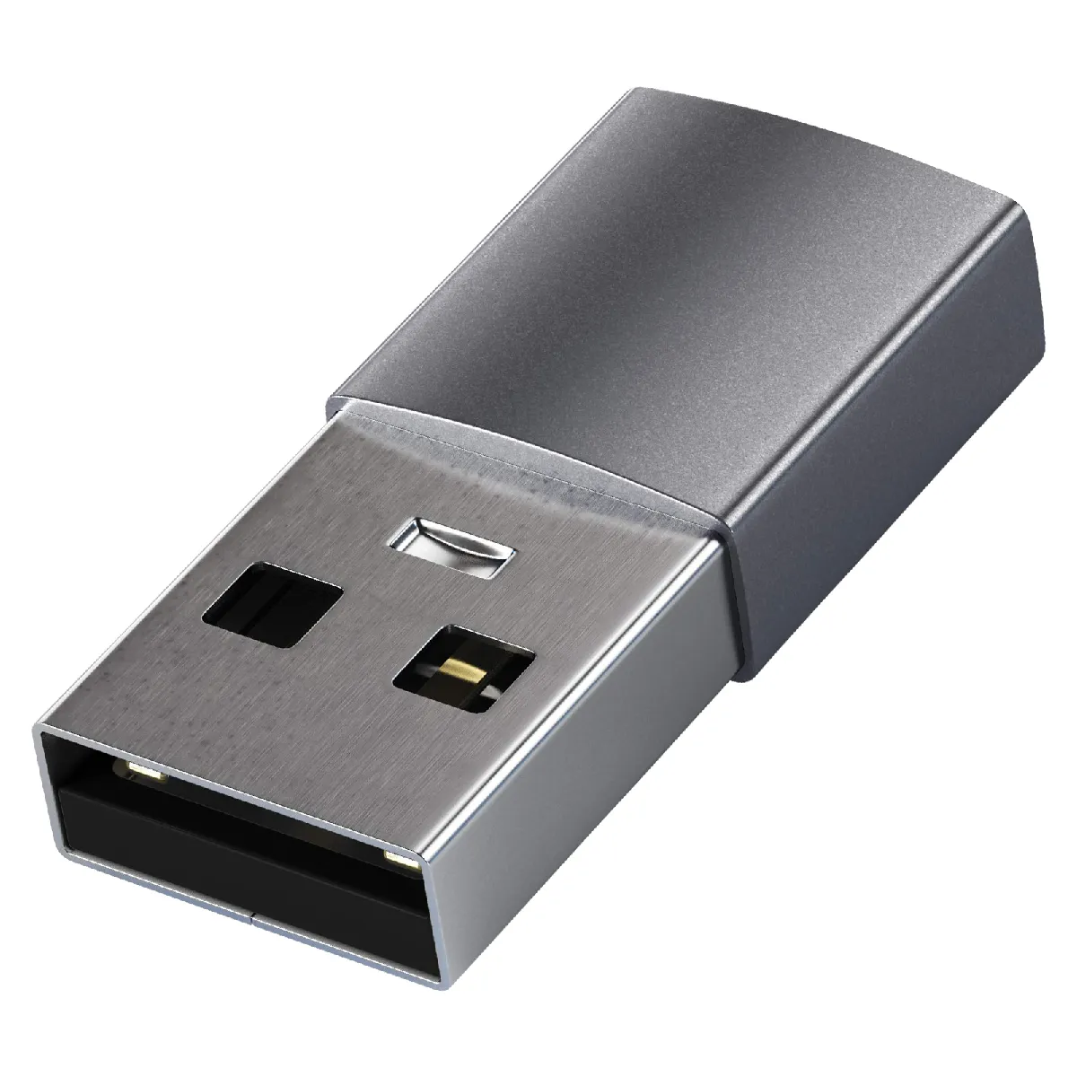 SATECHI Adaptateur USB - USB-C Transfert Rapide Argent