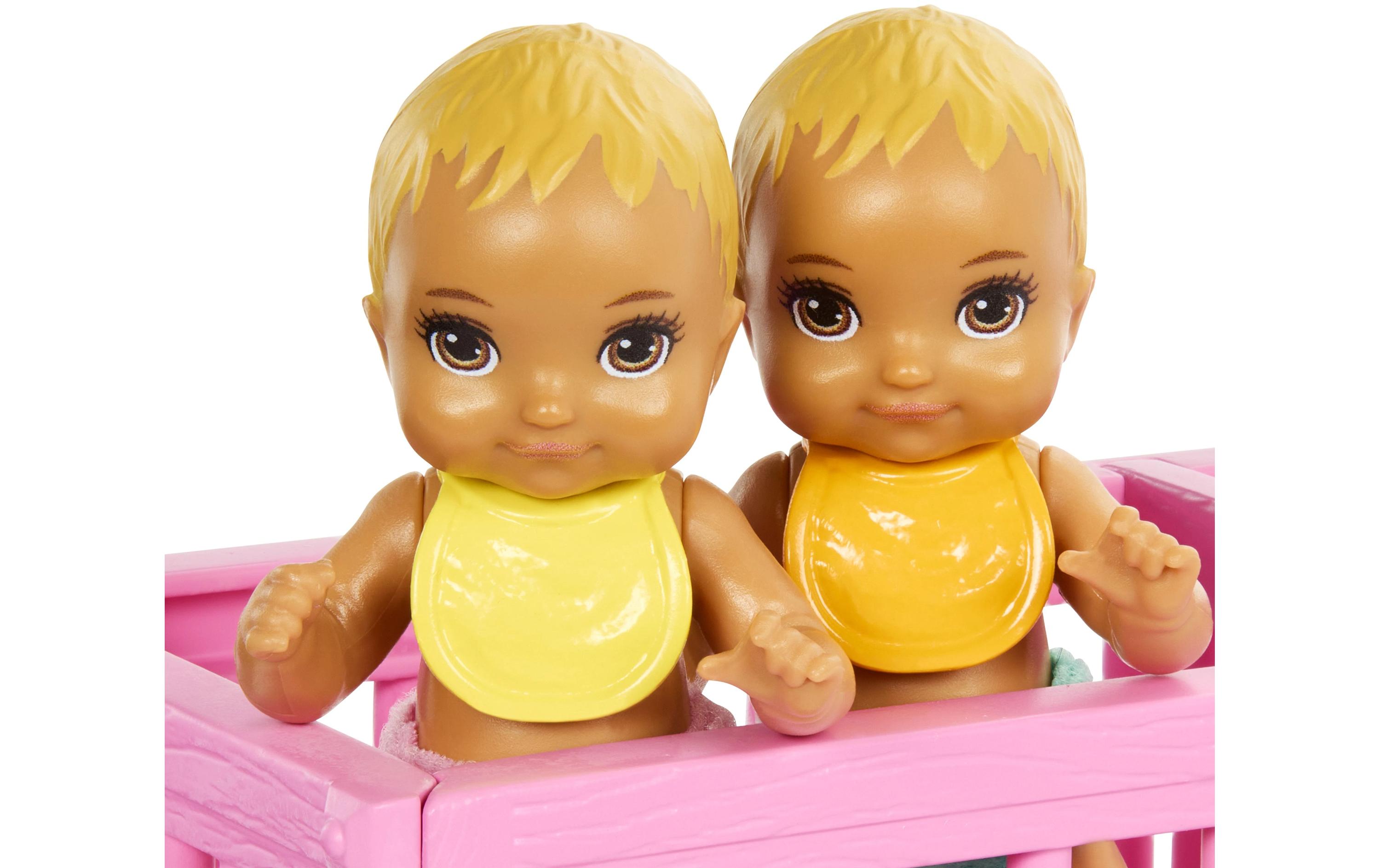 Spielset Babysitter Skipper Twinning NurseryBabysitterpuppe mit Zwillingsspielzeug und Zubehör