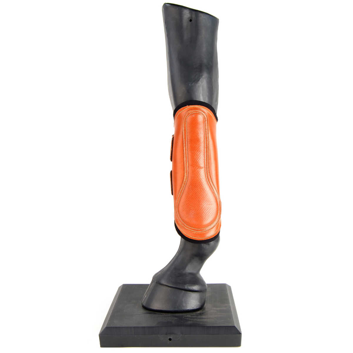 Protetor de couro e neoprene Los Nietos Saddlery, cor avelã, para equipamentos de montaria.