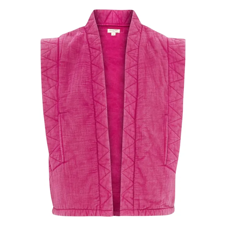 Marlot Paris Veste Sans Manches Siska - Collection Femme | Rose Berry