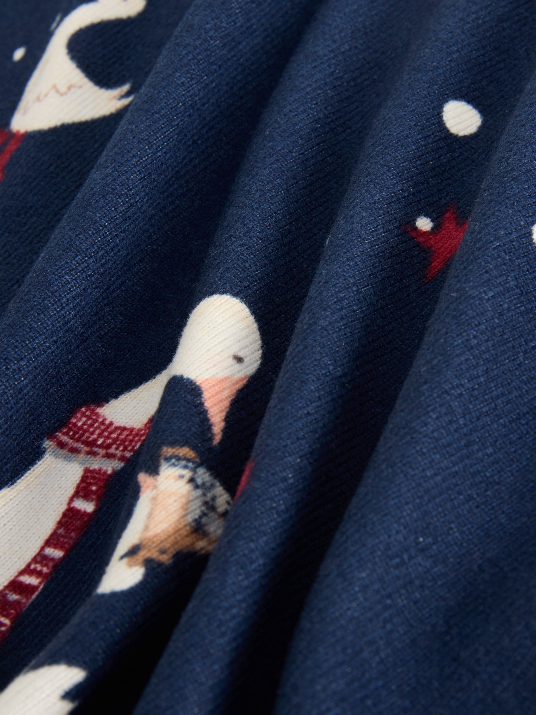 Marineblauwe eend - Behaaglijke pyjama met lange mouwen