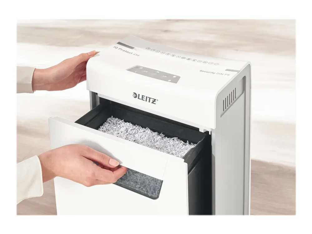 Makulator Leitz IQ Protect Premium 4M mikromakulering (P-5)