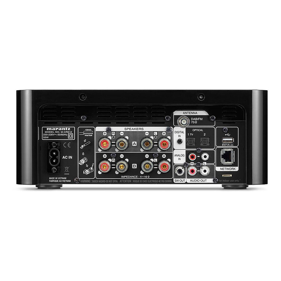 Marantz Melody X M-CR612 Noir + Triangle Elara LN01 Châtaignier