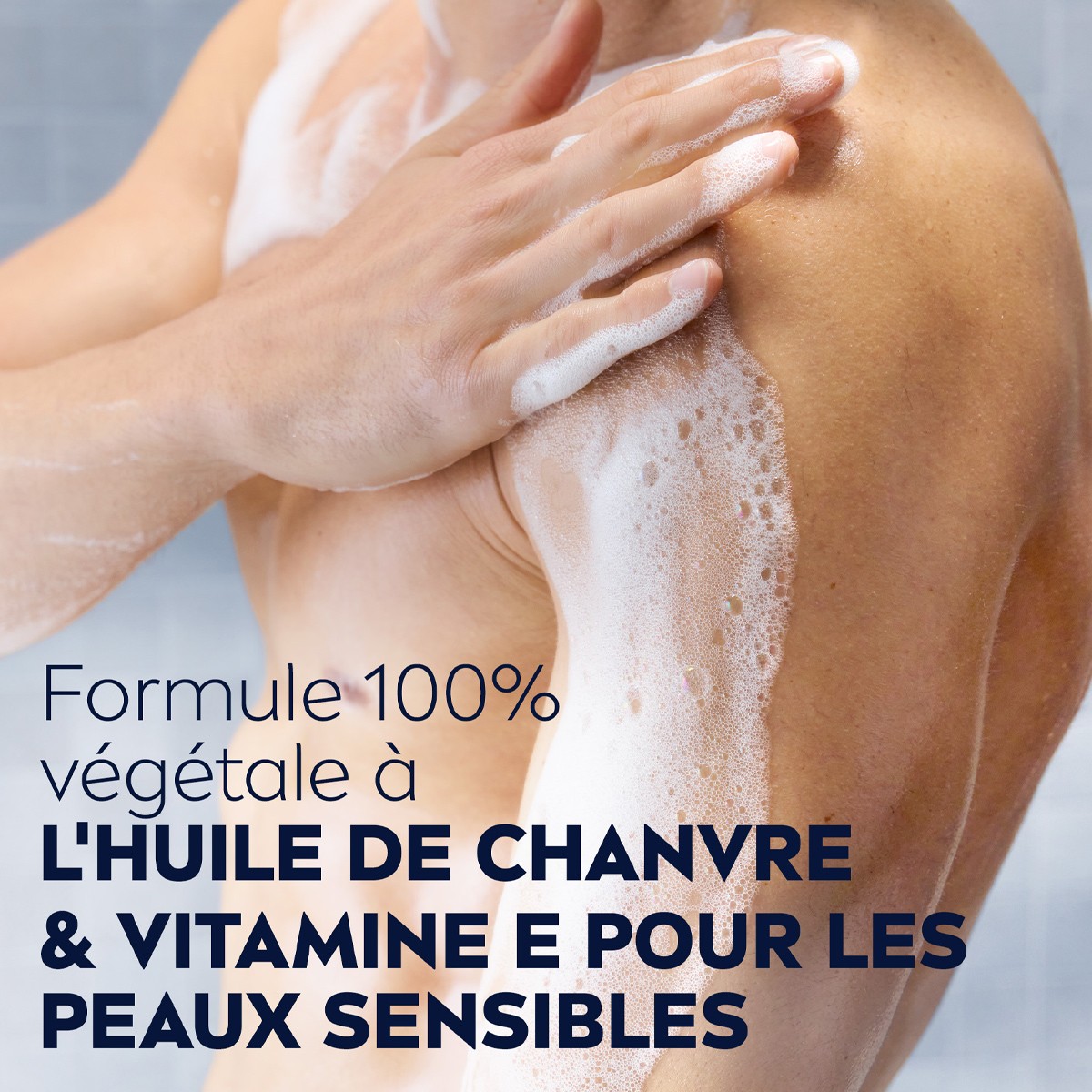 Gel douche 3-en-1 - Sensitive Pro - Graines de chanvre - Corps, visage & cheveux - Homme - 250ml