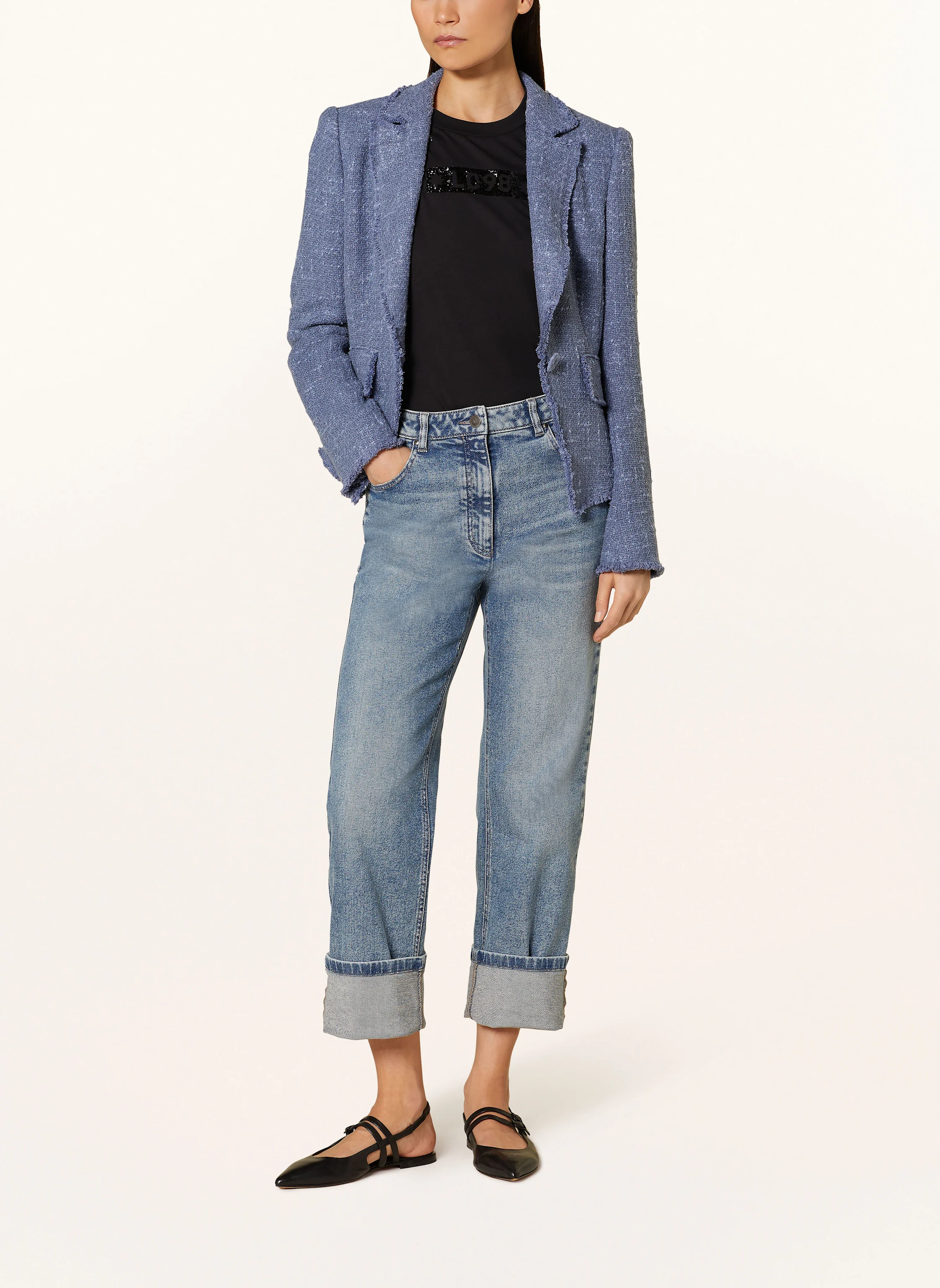 LUISA CERANO Bouclé-Blazer