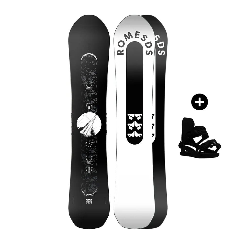 Rome WARDEN - Pack snowboard all-mountain Homme none