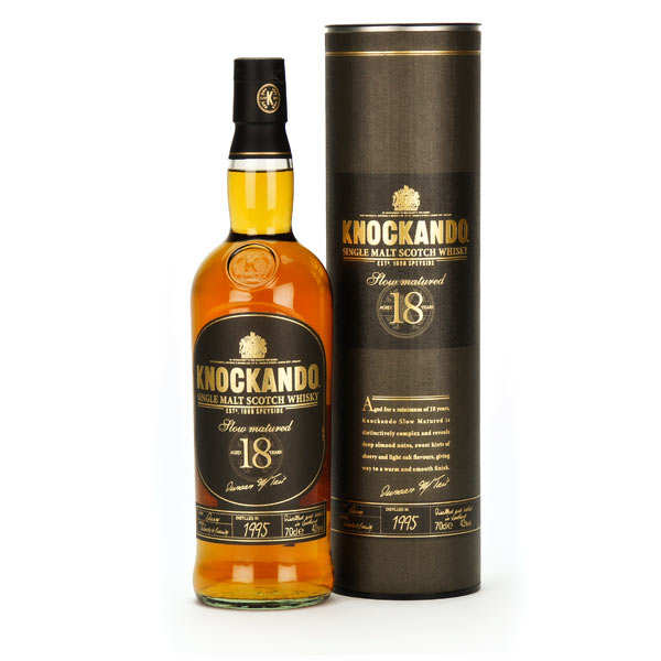 Whisky Knockando slow matured 18 ans - single malt - 43%