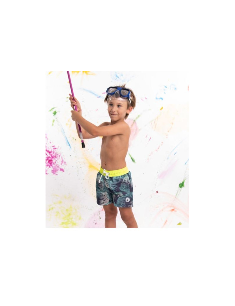 JOTT MAILOT DE BAIN JOTT ENFANTS FRÉJUS VERT FLUO