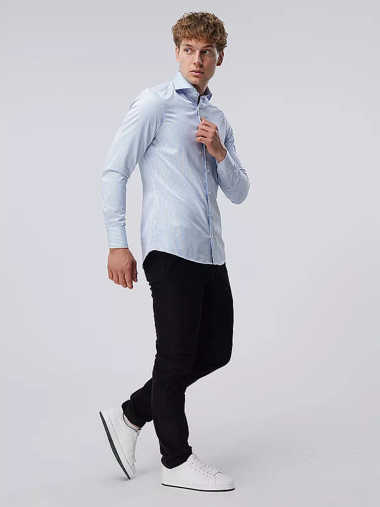 STENSTRÖMS Hemd Slim Fit  blau