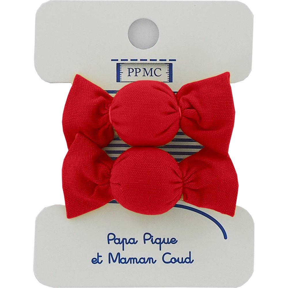 Elastiques Mousse Mini Bonbons Rouge