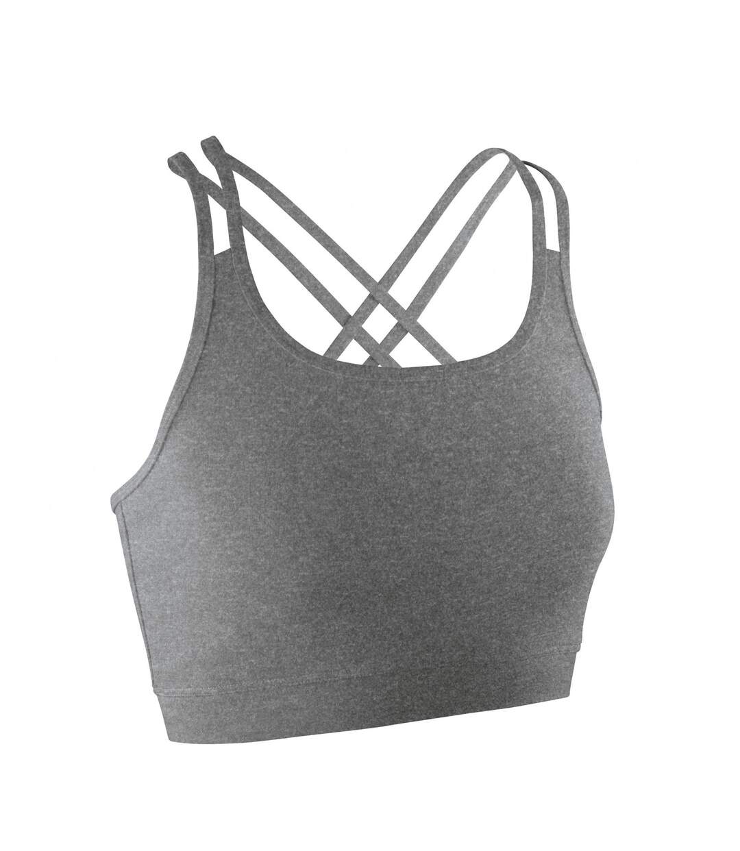 Spiro - Haut de fitness raccourci sans manches - Femme (Gris marne) - UTRW4776