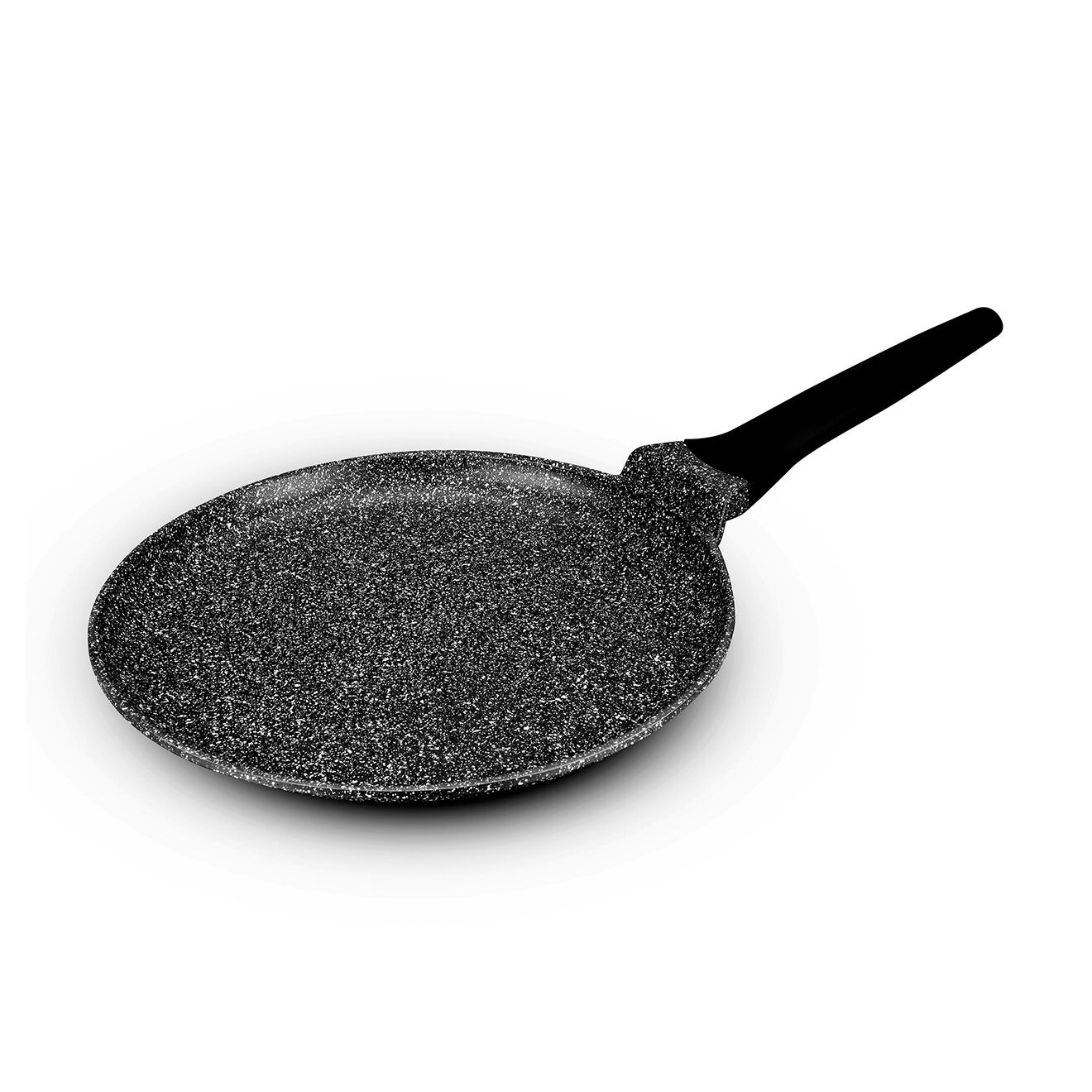 Durand Dupont Crêpière fonte d'aluminium induction effet pierre gisors crp28tfi noire - D.28 cm
