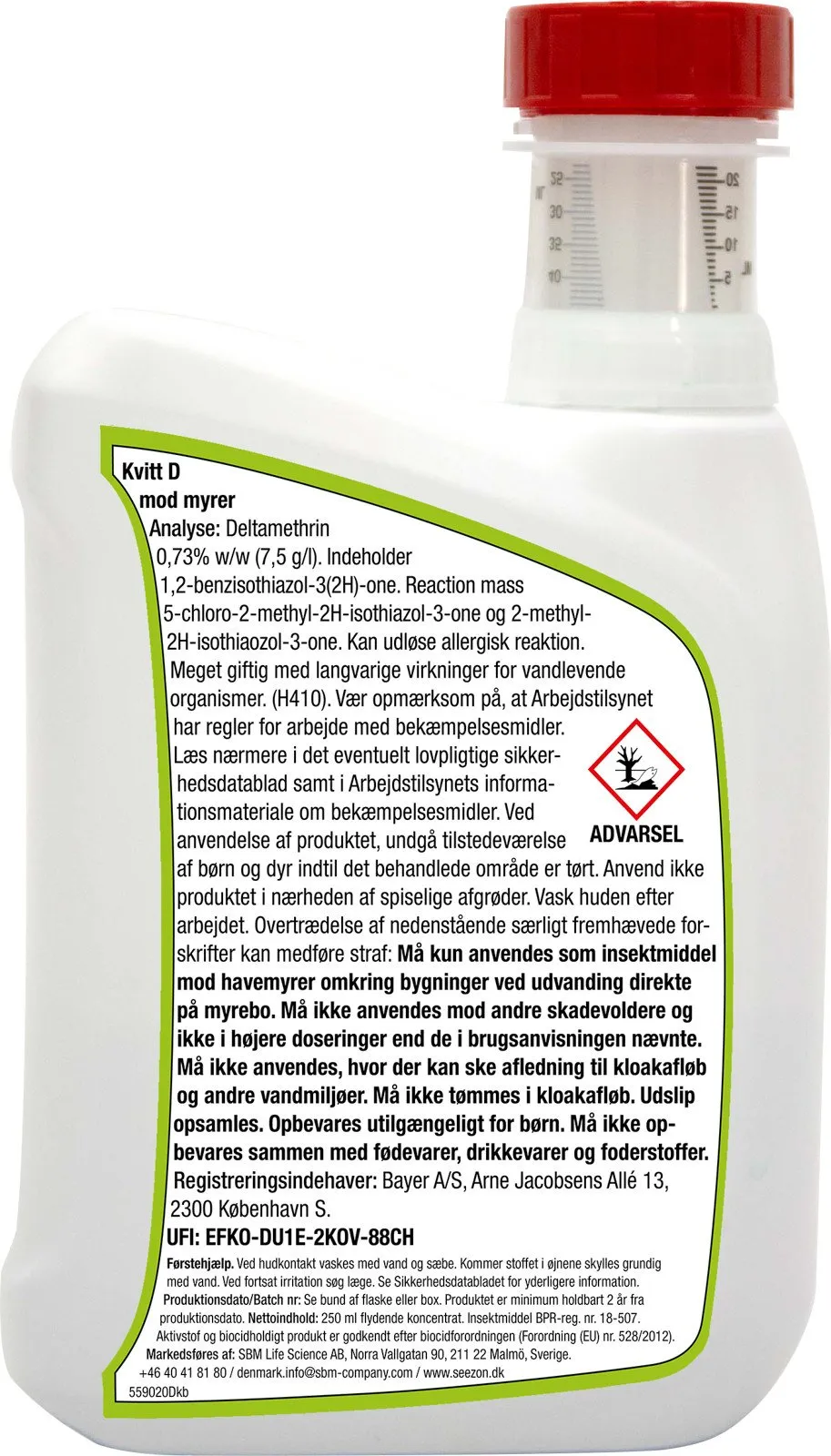 Kvitt® D mod myrer til udvanding - 250ml