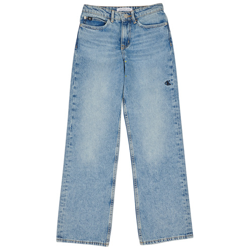 Calvin Klein Jeans - WIDE LEG HR - Bleu