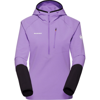 Mammut Madris Light Ml Half Zip Hoody  Langarmshirt Lavandin / Black Damen