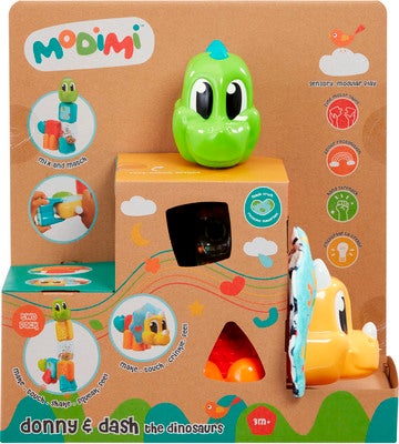 Modimi Byggesett Donny & Dash Dino Set 12 Deler