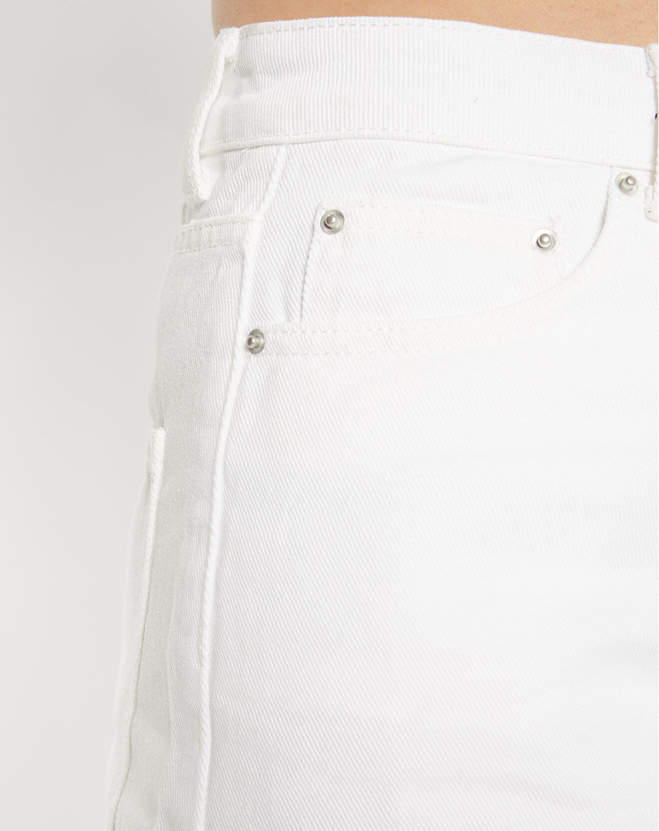 Galeries Lafayette Jean large en Coton mélangé Lenny écru