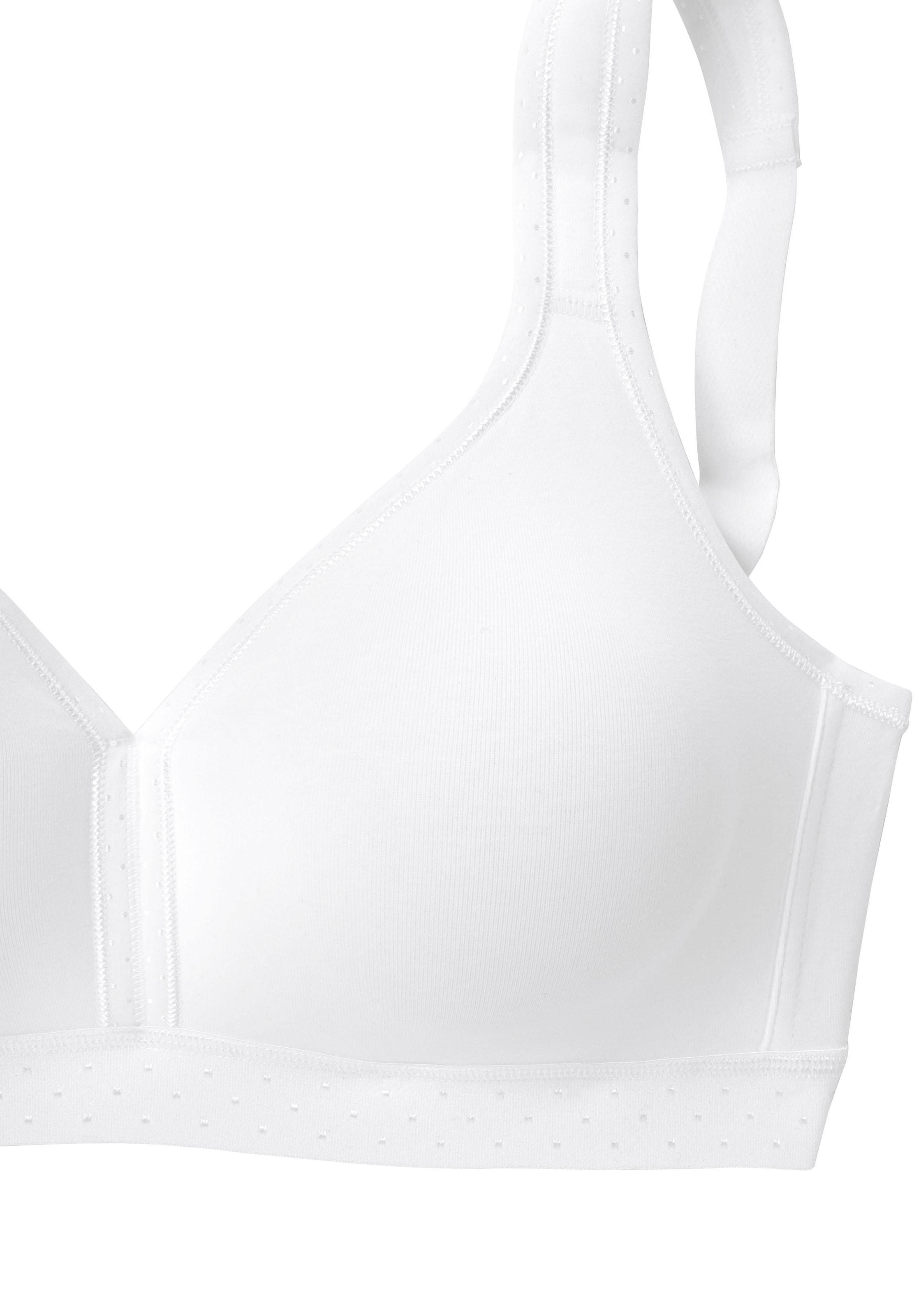 petite fleur Soft-BH Packung, 2 Stück,  ohne Bügel aus sanfter Baumwolle