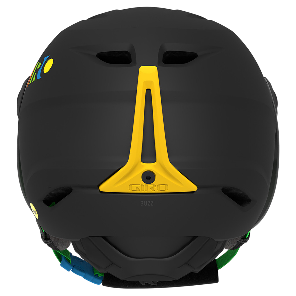 Skihelm Buzz MIPS matte black/party blocks