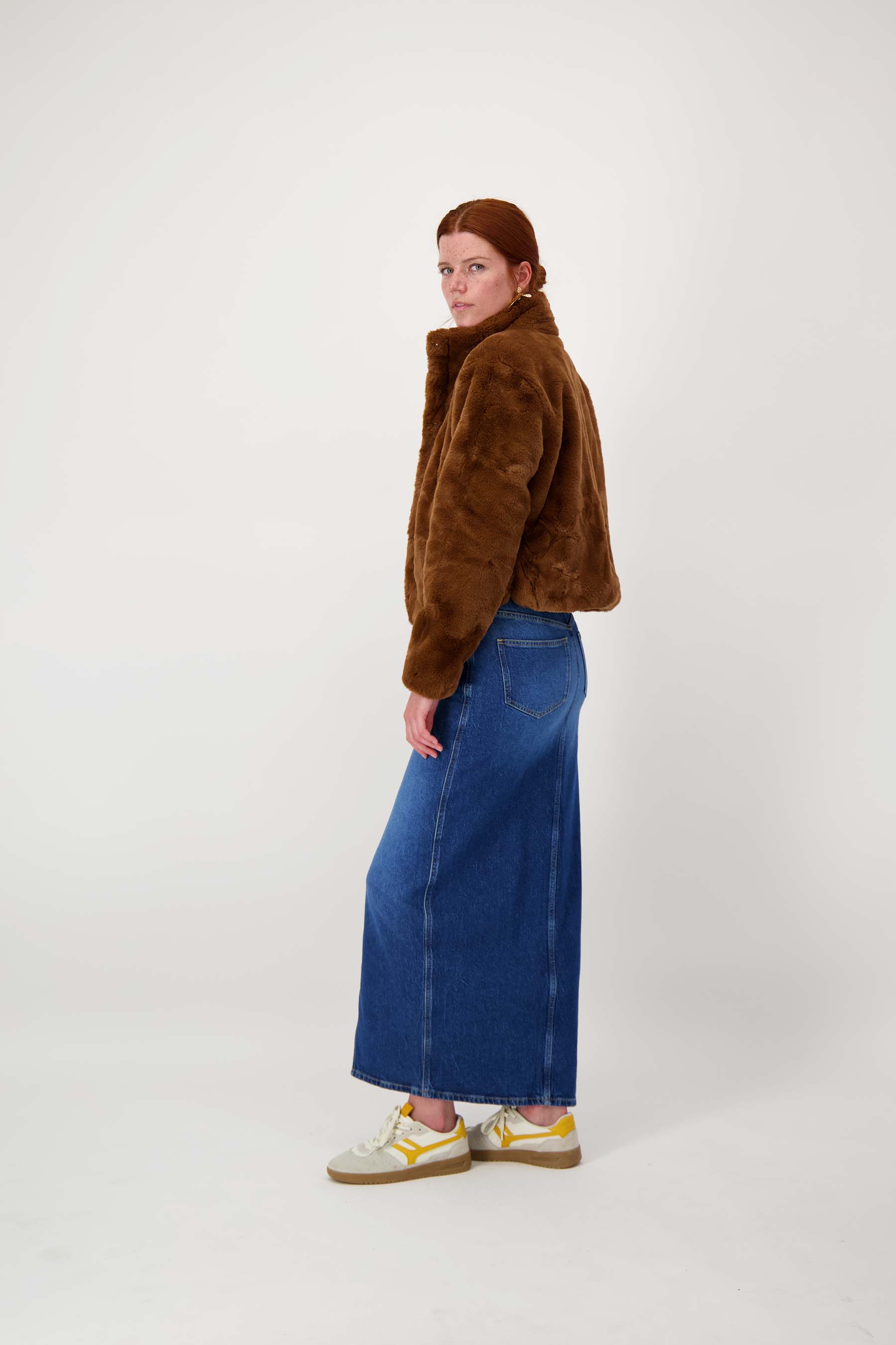 faux fur jasje