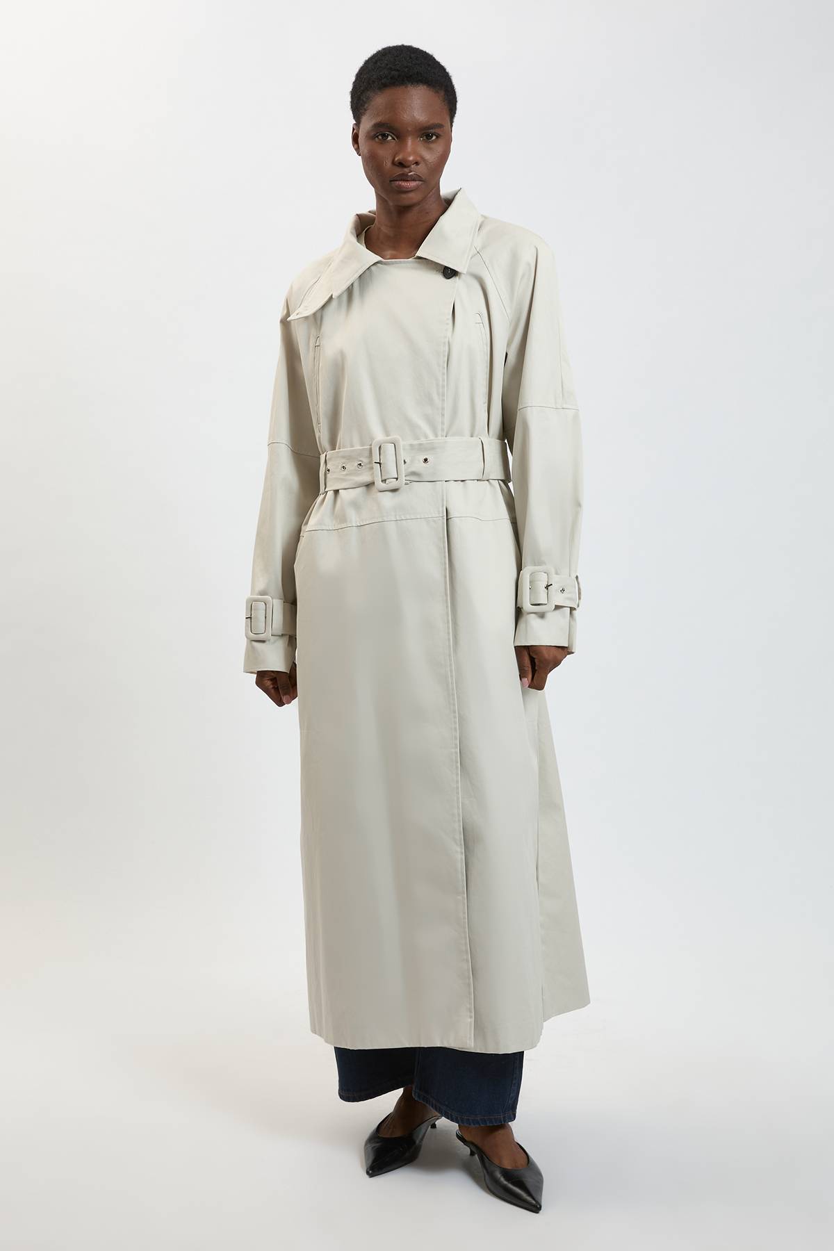 KarenMillen Trench-coat À Col Entonnoir