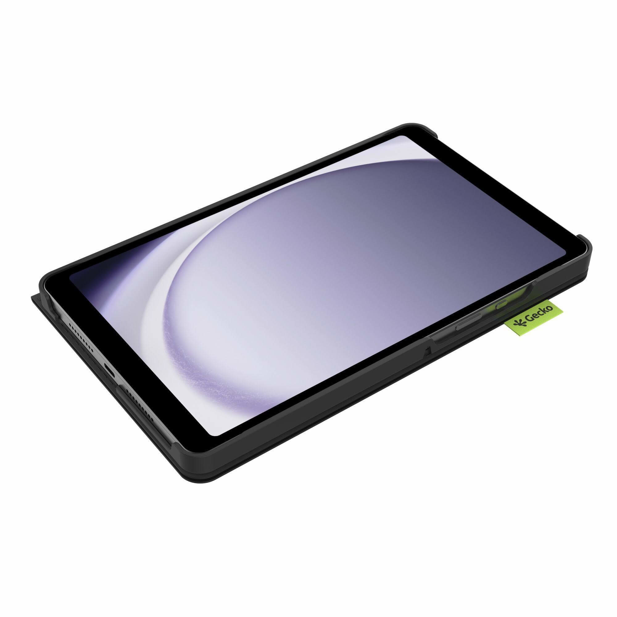 Samsung Galaxy Tab A11 / A9 EasyClick Cactus Leder Tasche Smart Case Flip Cover Hülle mit Aufsteller   S-Pen Halterung (V11CL2444C1) - Schwarz