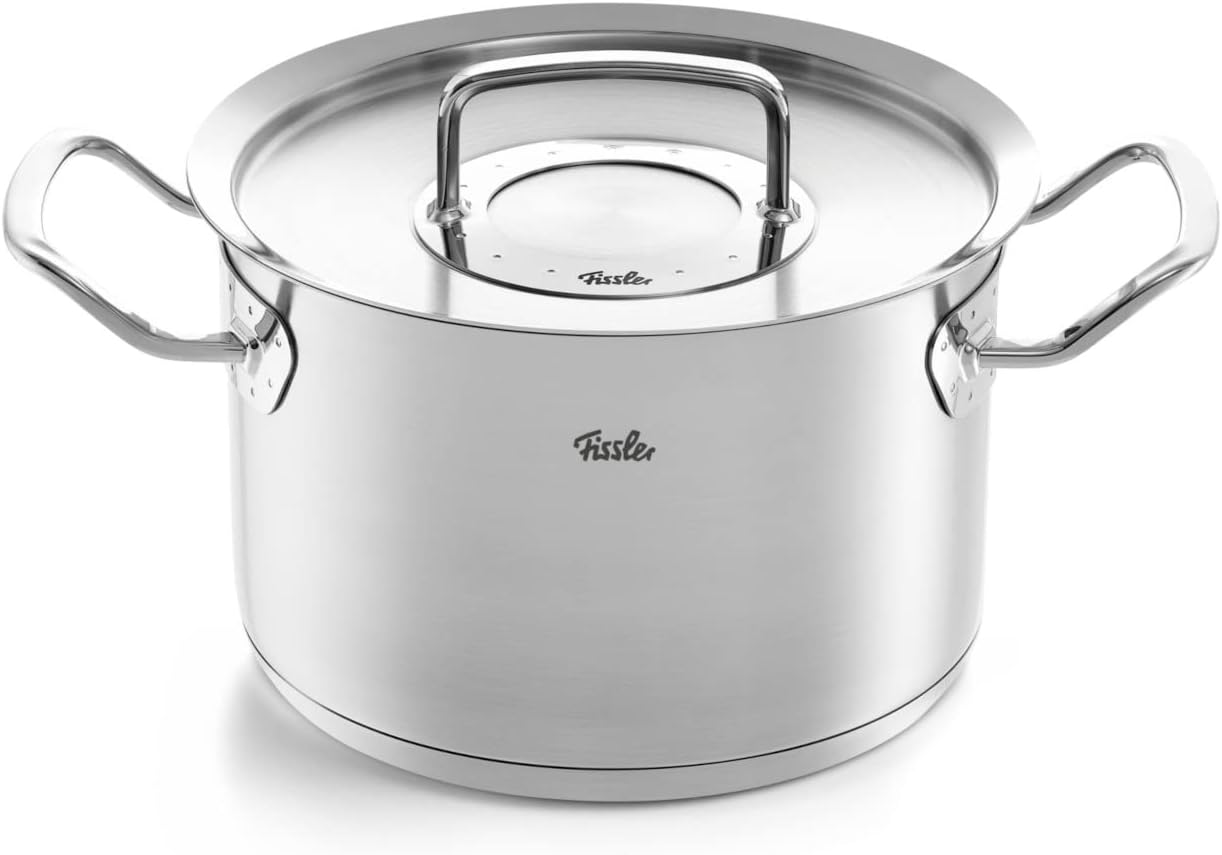 Fissler Original-Profi Collection/Edelstahl-Kochtopfset, 5-teilig, inkl. Metall-Deckel + Gratis Edelstahlpflege - Induktion [Exklusive bei Amazon]