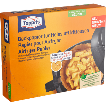 Toppits Airfryer Papier 20 Stuks